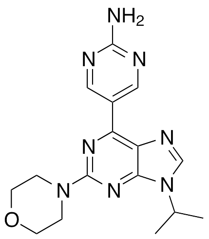 5-(9-Isopropyl-2-morpholino-9H-purin-6-yl)pyrimidin-2-amine