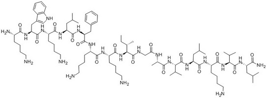 Cecropin A (1-7)-Melittin A (2-9) amide