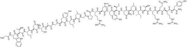 Galanin (1-13)-Neuropeptide Y (25-36) amide peptide