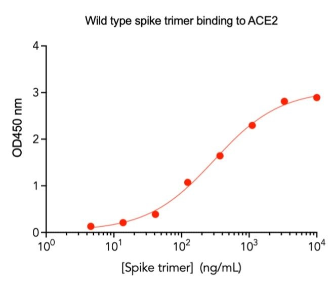 SARS-CoV-2 Wild Type Variant Recombinant Spike Trimer His Tag