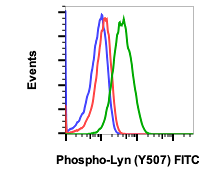 Phospho-Lyn (Tyr507) (5B6) rabbit mAb FITC conjugate