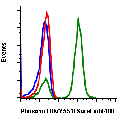 Phospho-Btk (Tyr551) (G12) rabbit mAb SureLight488 conjugate Antibody