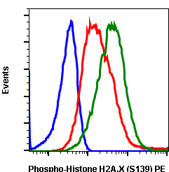Phospho-Histone H2A.X (Ser139) (1E4) rabbit mAb PE conjugate