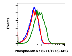 Phospho-MKK7 (Ser271/Thr275) (R4F9) rabbit mAb APC conjugate Antibody