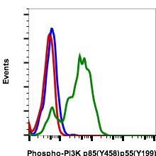 Phospho-PI3 Kinase p85 (Tyr458)/p55 (Tyr199) (1A11) rabbit mAb PE conjugate