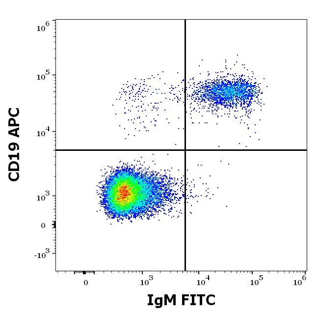 Mouse Anti-Human IgM antibody (FITC)