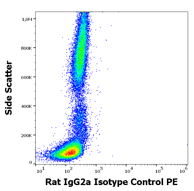 Rat IgG2a isotype control antibody (PE)