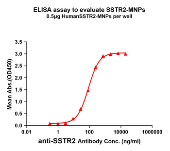 Human SSTR2 full length protein-MNP
