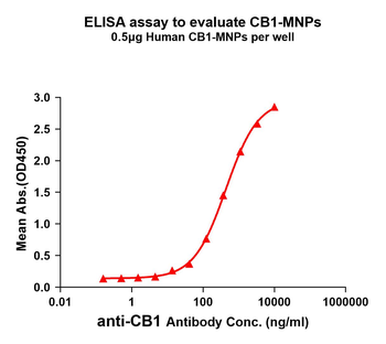 Human CB1 full length protein-MNP