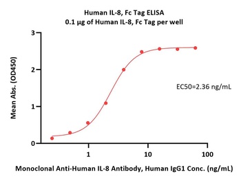 Human IL-8 Protein, Fc Tag