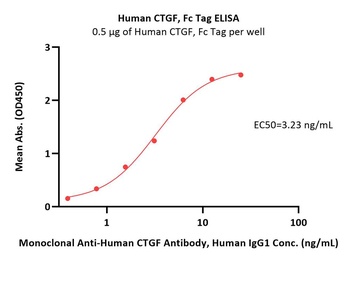 Human CTGF Protein, Fc Tag