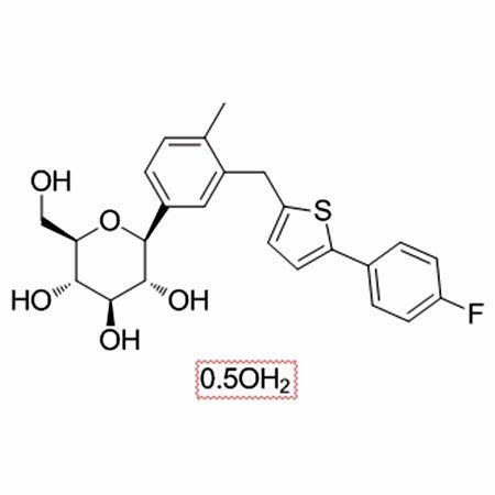 Canagliflozin hemihydrate