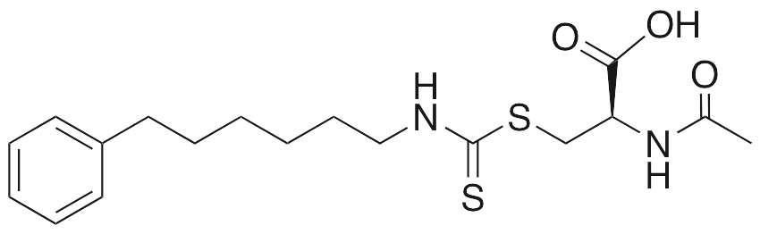 N-Acetyl-S-(N -phenylhexylthiocarbamoyl)-L-cysteine