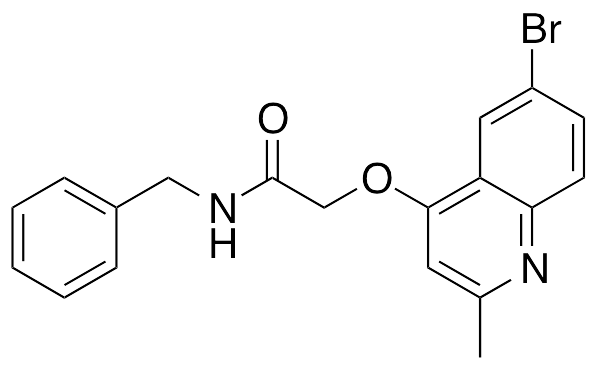 N-Benzyl-2-(6-bromo-2-methylquinolin-4-yloxy)acetamide