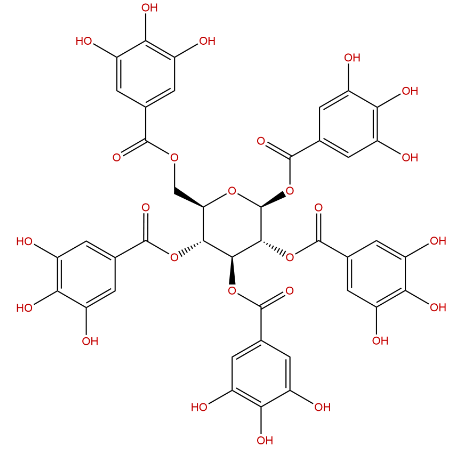 1,2,3,4,6-Pentagalloylglucose