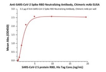 SARS-CoV-2 Spike RBD Neutralizing Antibody, monoclonal, Chimeric