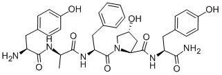 beta-Casomorphin amide [D-Ala2, Hyp4, Tyr5] peptide