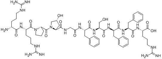 Bradykinin [D-Arg0, Hyp3, D-Phe7] peptide