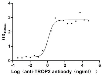 Recombinant Human Tumor-associated calcium signal transducer 2 (TACSTD2), partial (Active)