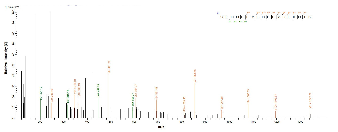 Bacterial entB protein
