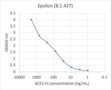 SARS-CoV-2 Epsilon 427 Variant Recombinant Spike RBD His Tag