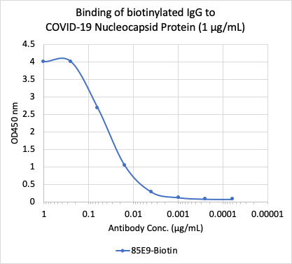 SARS-CoV-2 NP (85E9) rabbit mAb Biotin Conjugate