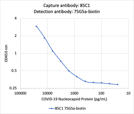 SARS-CoV-2 NP (75G5a) rabbit mAb Biotin Conjugate Antibody