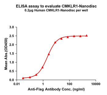 Human CMKLR1 full length protein-synthetic nanodisc