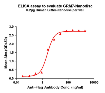Human GRM7 full length protein-synthetic nanodisc