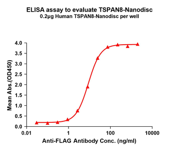Human TSPAN8 full length protein-synthetic nanodisc