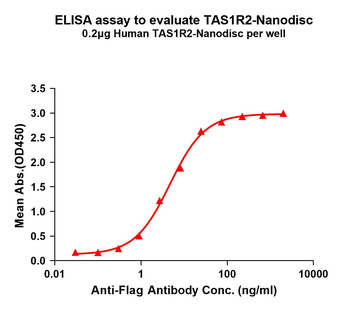 Human TAS1R2 full length protein-synthetic nanodisc