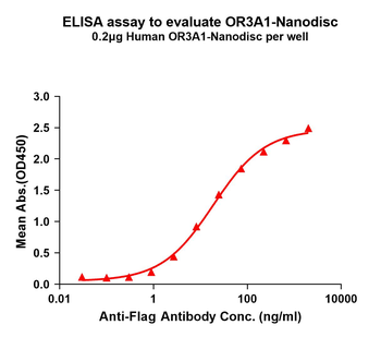 Human OR3A1 full length protein-synthetic nanodisc
