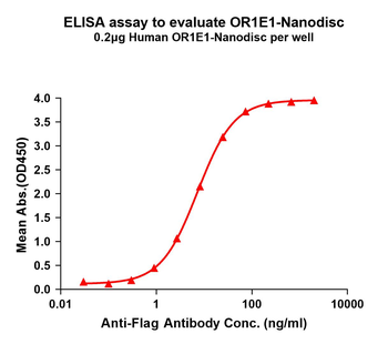 Human OR1E1 full length protein-synthetic nanodisc