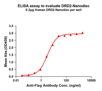 Human DRD2 full length protein-synthetic nanodisc