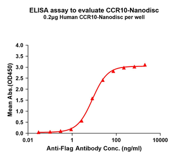 Human CCR10 full length protein-synthetic nanodisc