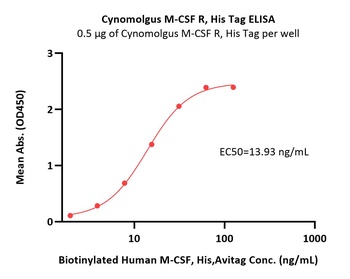 Cynomolgus M-CSF R / CSF1R / CD115 Protein