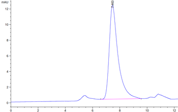 Recombinant human TNFRSF1A protein, C-His (HEK293)