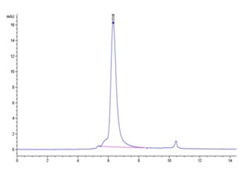 Recombinant human SIGLEC9 protein, C-His-Avi (HEK293)