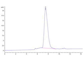 Recombinant human PDCD1LG2 protein, C-His-Avi (HEK293)