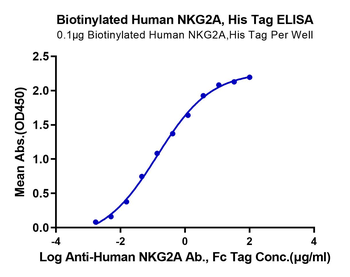 Recombinant human NKG2A / CD159a protein, N-His-Avi (HEK293), Biotin conjugated
