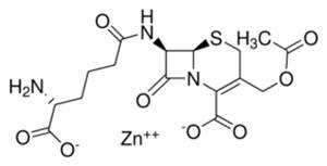 Cephalosporin C zinc salt