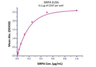 Human SIRP alpha Protein, mFc Tag
