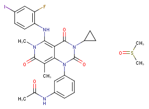 Trametinib (DMSO solvate)