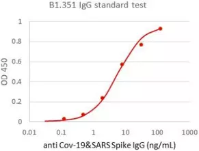 SARS-CoV-2 trimeric soluble full-length Spike protein, Beta variant, S protein